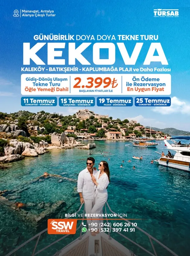 Kekova Tekne Turu